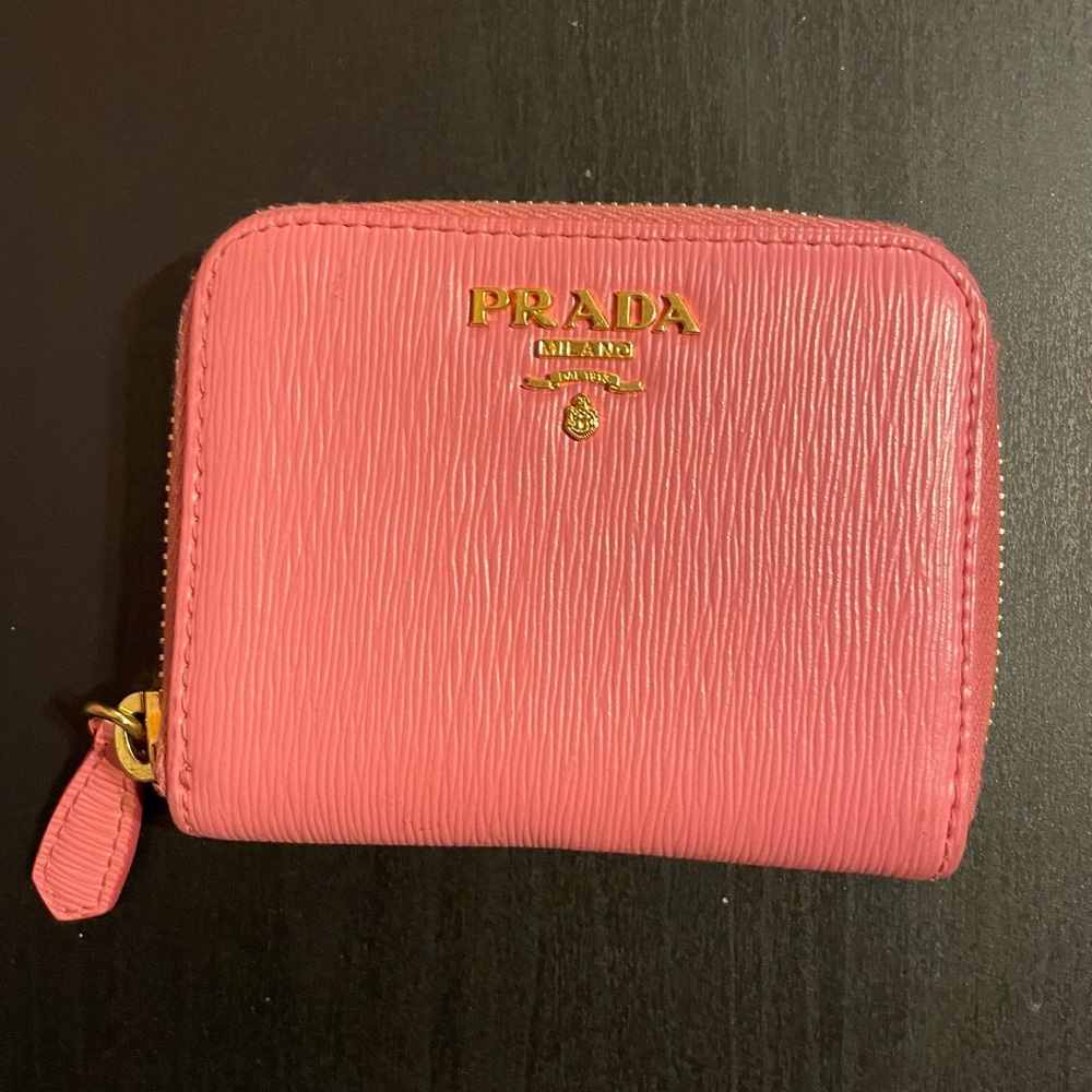 Prada Pink Vitello Leather Wallet